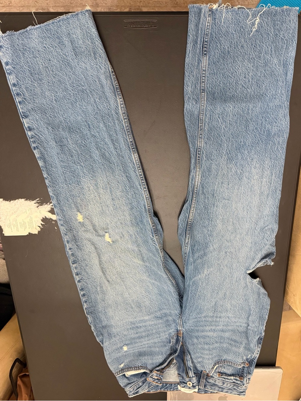 Abercrombie & Fitch Curve Love Jeans the loose  high rise